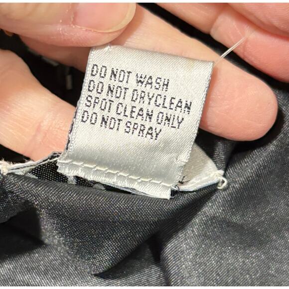 JMD New York black silk cocktail jacket size S beads & sequins NEW OLD STOCK - Picture 13 of 13